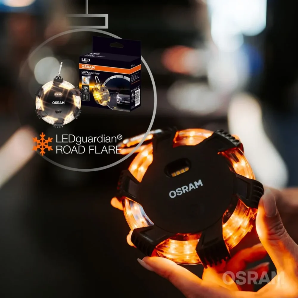 Flara drogowa OSRAM LEDguardian ROAD FLARE LEDSL303 – użycie podczas awarii pojazdu