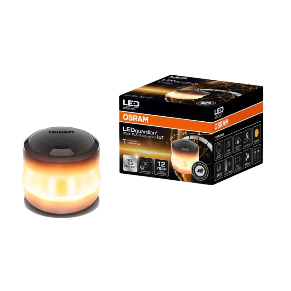 Lampa V16 z lokalizatorem GPS – pełna zgodność z przepisami w Hiszpanii