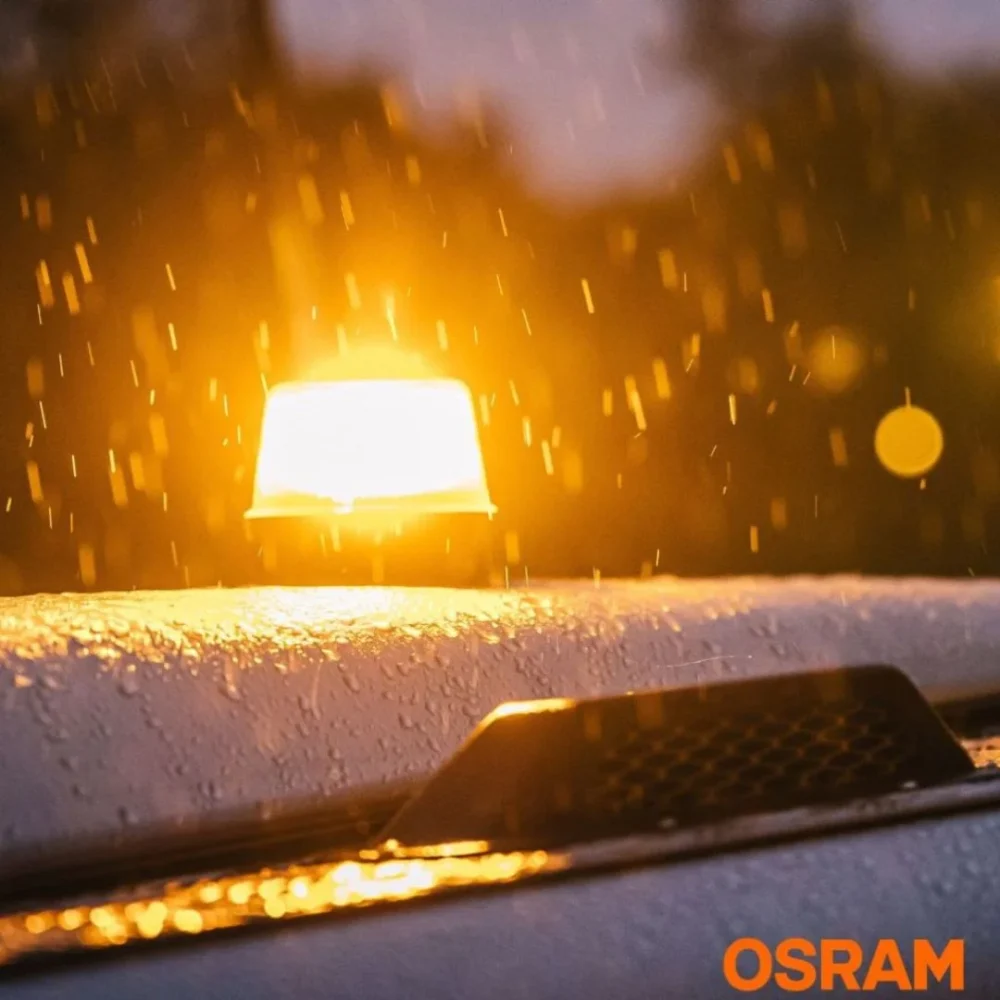 Lampa OSRAM LEDguardian V16 w deszczu – wodoodporność IP54