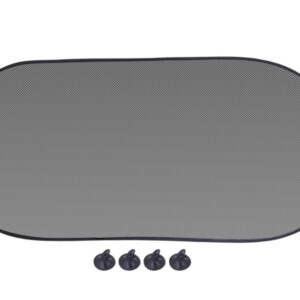 Zasłonka na szybę 100 x 50 cm z przyssawkami, czarna - CARMOTION