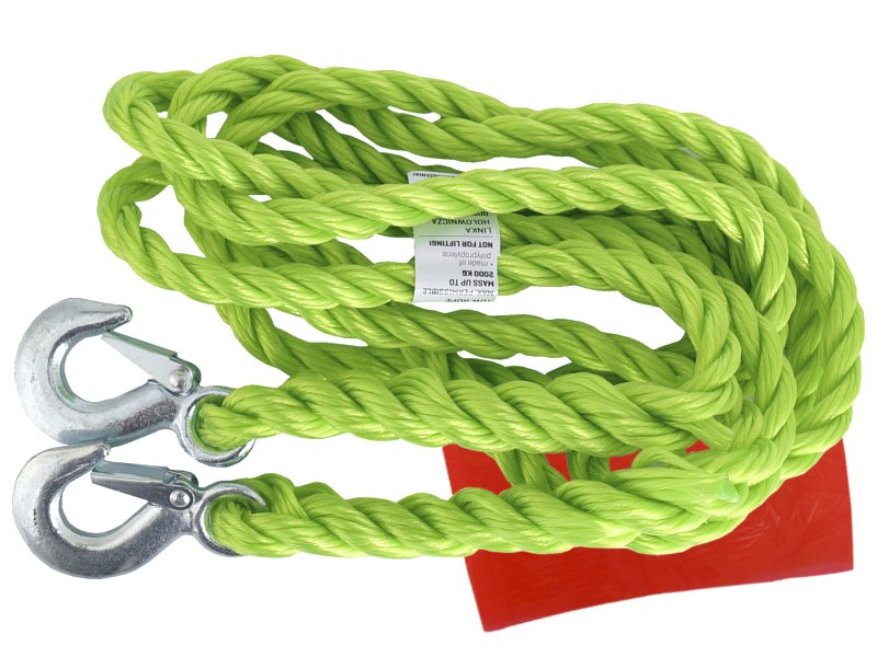 Linka holownicza DMC do 2000 kg pleciona z hakami, 4 m, Heavy Duty - CARMOTION Linka holownicza DMC do 2000 kg pleciona z hakami, 4 m, Heavy Duty - CARMOTION