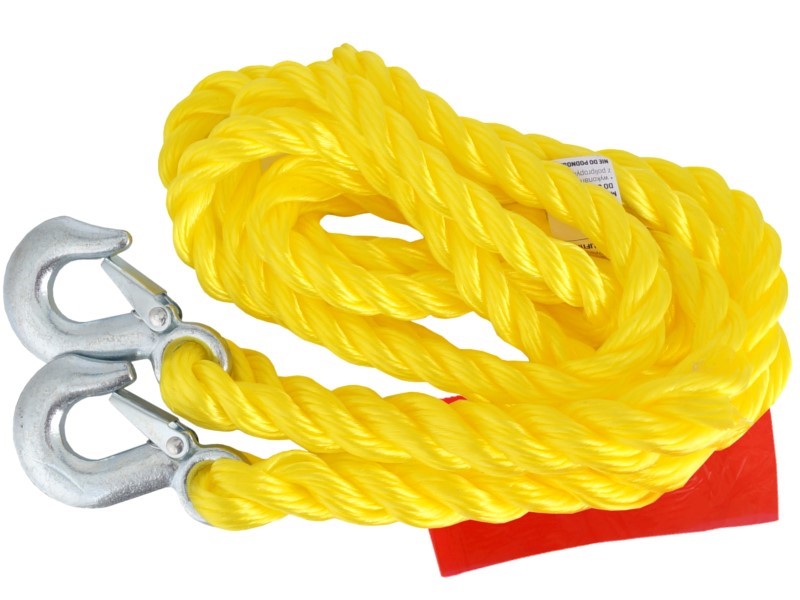 Linka holownicza DMC do 3000 kg pleciona z hakami, 4 m, Heavy Duty - CARMOTION Linka holownicza DMC do 3000 kg pleciona z hakami, 4 m, Heavy Duty - CARMOTION