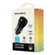 WAYME Ładowarka 12/24V, USB 30W + USB-C PD 45W, przezroczysta czarna - WAYME