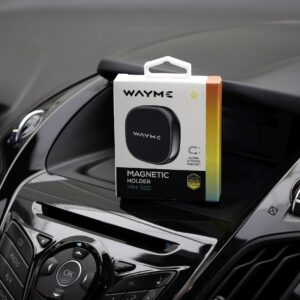 WAYME Uchwyt magnetyczny przyklejany, czarny - WAYME