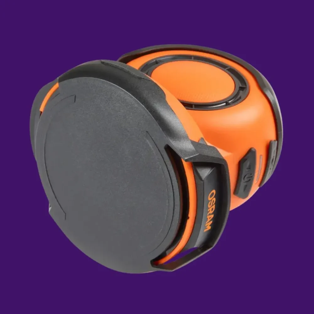 OSRAM ICEscraper 010 – widok od spodu skrobaczki z zakrytą tarczą skrobiącą