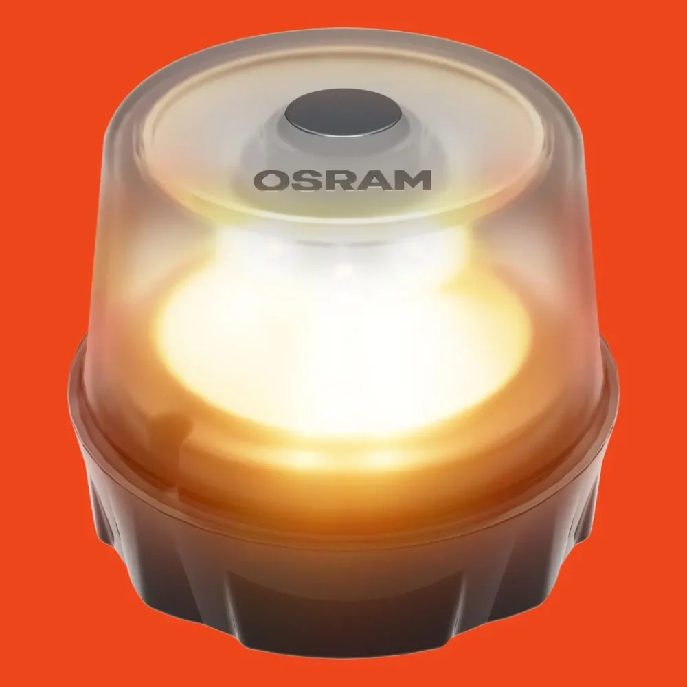 OSRAM LEDguardian TA20 – lampa ostrzegawcza LED z pomarańczowym światłem 360°