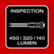 Tryb Inspection OSRAM LEDinspect 3w1 LEDIL417 – 450, 320 i 140 lumenów