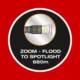 Regulacja wiązki światła OSRAM LEDinspect PRO TORCH 1200 od flood do spotlight 680 m
