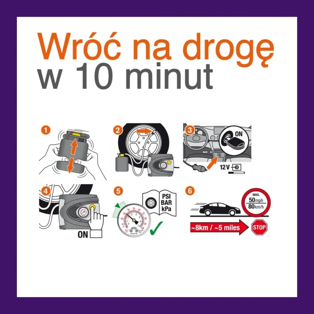 Technologia uszczelniania OSRAM TYREseal Essential bezpieczna dla TPMS